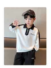 WZH301124-26 هودي ولادي قطن دافي