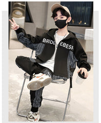 RM1227-18 طقم سبورت ستان مع جينز بجي قطعتين ( جكيت + بنطلون)