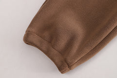 SSX220824-21 طقم ولادي شتوي تقيل مبطن فرو بالكامل 3 قطع ( جكيت + حقيبة + بنطلون)