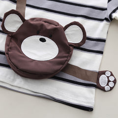 SSX220824-33 طقم صيفي قطعتين ( بلوزة بحقيبة قماش + شورت)