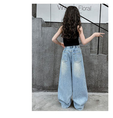 RM150424-4 طقم بناتي قطعتين ( بلوزة + بنطلون مميز قصة مودرن )