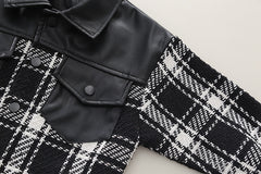 SSN040924-19 طقم ولادي 4 قطع ( جكيت مصوف + قميص ابيض + جرافة + بنطلون)