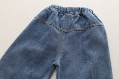 RM0608-15 طقم ولادي 3 قطع ( بلوزة + جكيت + بنطلون جينز )