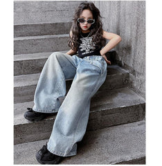 RM150424-4 طقم بناتي قطعتين ( بلوزة + بنطلون مميز قصة مودرن )