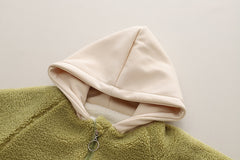 SSX220824-54 كبود شتوي تقيل مصوف ومبطن فرو من الداخل