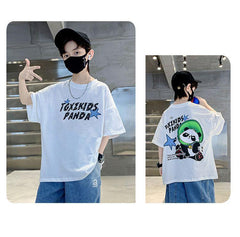 FU14042024-69 طقم ولادي قطعتين( بلوزة + شورت )