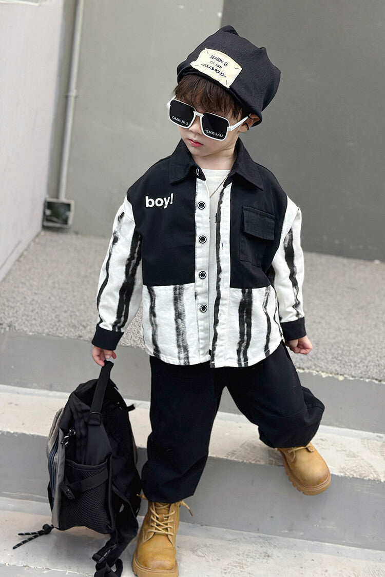 RM1227-41 طقم ولادي قطعتين ( قميص + بنطلون)