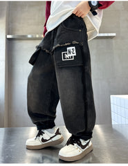 WZH301124-15 بنطلون جينز ستايل