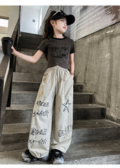 RM150424-9 طقم صيفي سبورت قطعتين ( بلوزة + بنطلون)