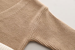 SSX220824-166 طقم ولادي 3 قطع ( جكيت صوف+ بلوزة قطنية + بنلطون جينز )