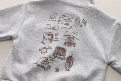 SSX220824-147 ترينج ولادي خريفي ربيعي قطعتين ( بلوزة + بنطلون)