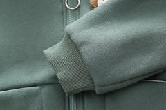 SSX220824-43 طقم ولادي شتوي تقيل مبطن فرو بالكامل قطعتين ( جكيت + بنطلون)