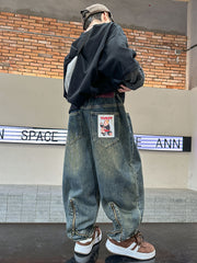 WZH301124-40 بنطلون جينز ولادي