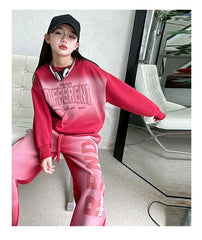 WZH191124-3 ترينج قطن قطعتين ( بلوزة + بنطلون)