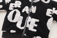 SSX220824-14 كبود ولادي بناتي شتوي تقيل مبطن فرو