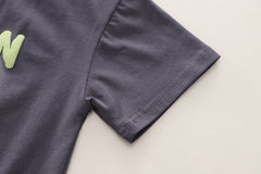 SSX220824-92 طقم صيفي قطعتين ( بلوزة + شورت )