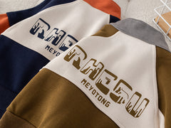 SSX220824-121 بدلة 3 قطع قطن  خريفي ربيعي دافي ( بلوزة + جكيت + بنطلون)