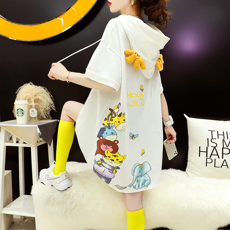 AO0524-12 بلوزة قطنية قصة واسعة