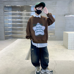 WZH301124-7 هودي قطن ربيع خريفي دافي أصلي