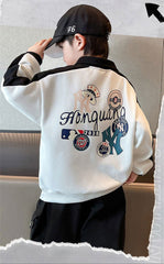 WZH301124-26 هودي ولادي قطن دافي