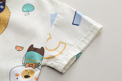 RM231223-18 طقم ولادي قطعتين ( قميص + شورت )