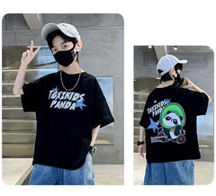 FU14042024-69 طقم ولادي قطعتين( بلوزة + شورت )