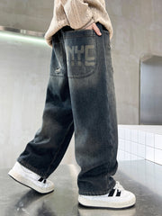 WZH301124-45 بنطلون ولادي جينز