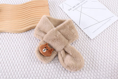 SSX220824-37 طقم ولادي شتوي مبطن فرو ( جكيت + بنطلون + لفحة)