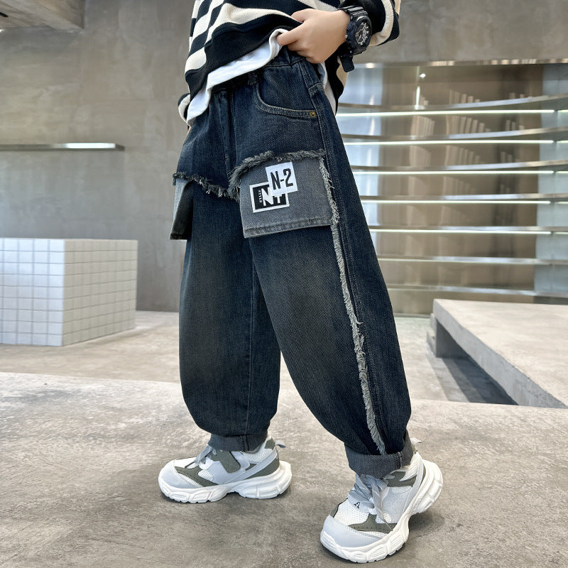 WZH301124-15 بنطلون جينز ستايل