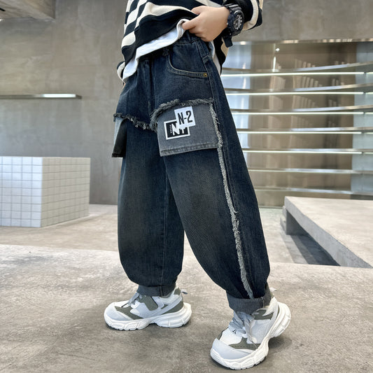 WZH301124-15 بنطلون جينز ستايل