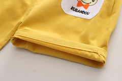 RM231223-14 طقم قطعتين ( بلوزة + شورت )