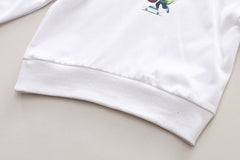 SSX220824-166 طقم ولادي 3 قطع ( جكيت صوف+ بلوزة قطنية + بنلطون جينز )