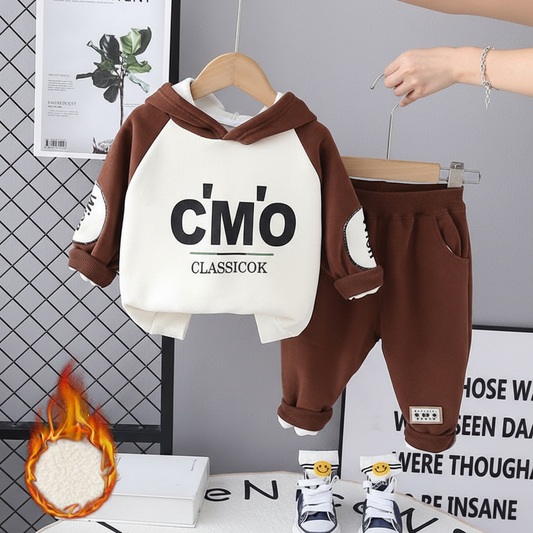 SSX220824-52 طقم شتوي تقيل مبطن فرو من الداخل