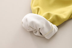 SSX220824-102 طقم قطن اصلي ربيعي خريفي قطعتين (بلوزة + بنطلون)