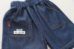 RM231223-34 طقم ديناصور ولادي قطعتين ( بلوزة قطنية + شورت)