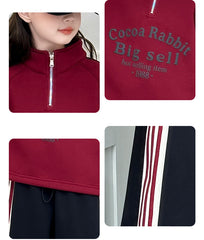 WZH191124-25 بدلة شتوي سميكة قطنية جواها فرو تقيل شتوي