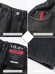 WZH301124-45 بنطلون ولادي جينز