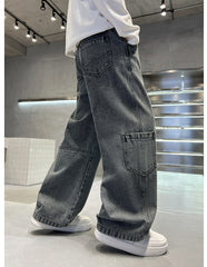 WZH301124-43 بنطلون جينز ولادي