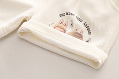 SSN040924-16 طقم صيفي قطن قطعتين ( بلوزة + بنطلون )