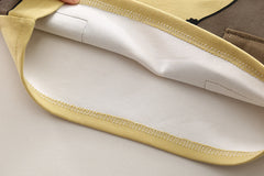 SSX220824-112 طقم ولادي خريفي ربيعي قطعتين ( بلوز قطنية + بنطلون كتان)