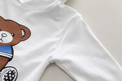 SSN040924-4 طقم جينز ولادي خريفي ربيعي 3 قطع ( بلوزة قطن + جكيت جينز + بنطلون جينز )