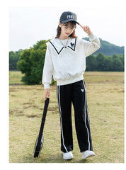 HBC040924-1 بدلة قطنية بناتي قطعتين ( بلوزة + بنطلون)