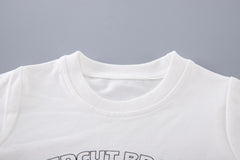 SSX220824-182 طقم ولادي قطن خريفي ربيعي 3 قطع ( جكيت + بلوزة + بنطلون)