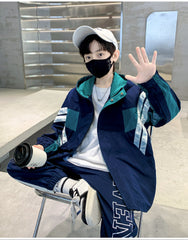 WZ261124-8 ترينج ستان قطعتين ( جكيت + بنطلون) ربيعي صيفي خريفي