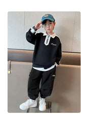 WZH301124-26 هودي ولادي قطن دافي