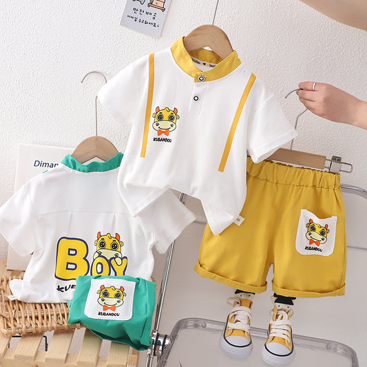 RM231223-14 طقم قطعتين ( بلوزة + شورت )