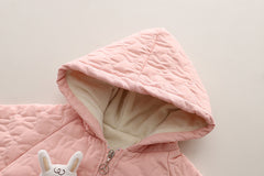 SSN040924-27 طقم بناتي شتوي قطعتين مبطن فرو بالكامل ( بلوزة + بنطلون)