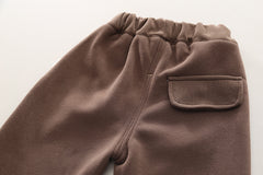 SSX220824-24 طقم ولادي شتوي قطن من جواه فرو تقيل قطعتين ( بلوزة + بنطلون)