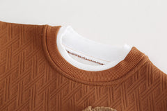 SSX220824-20 طقم شتوي مبطن جواه فرو تقيل قطعتين ( بلوزة + بنطلون)