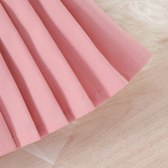 EU120424-15 طقم بناتي خريفي شتوي ربيعي ( بلوزة + تنورة)